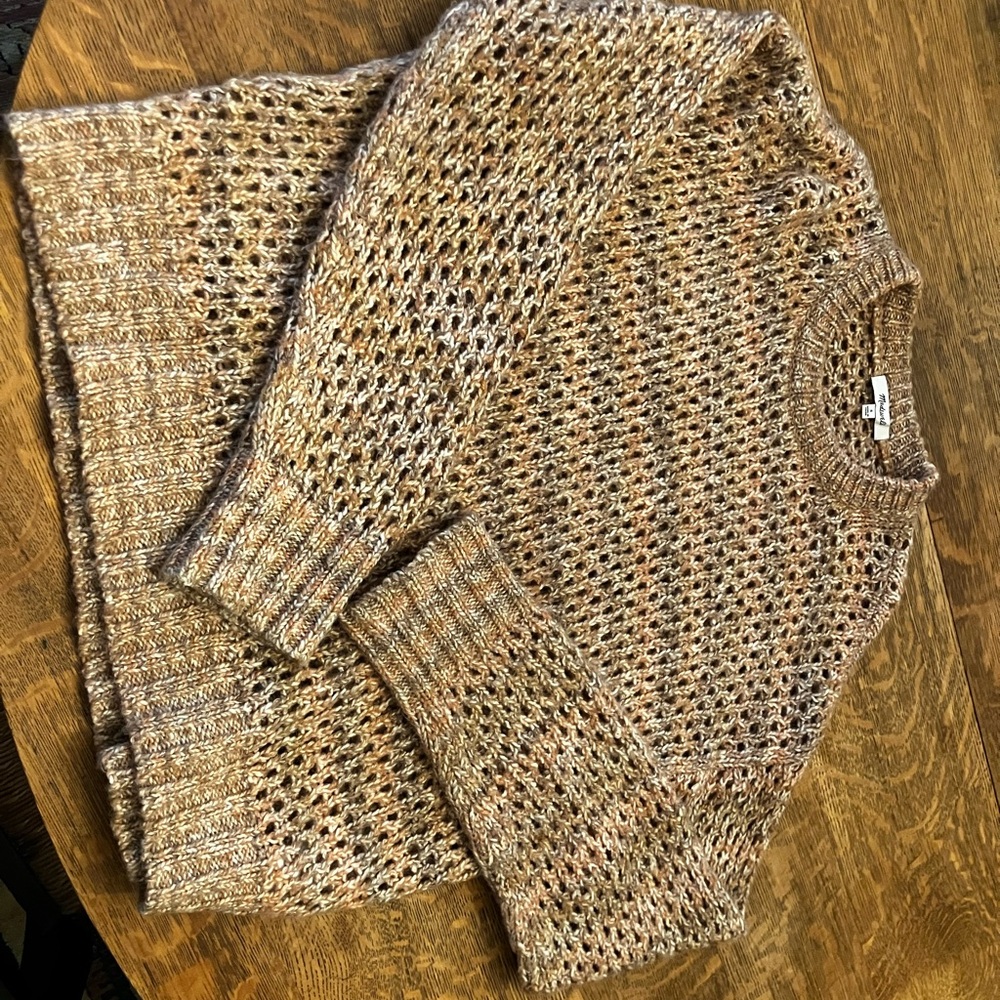 Madewell Tan Knit Sweater